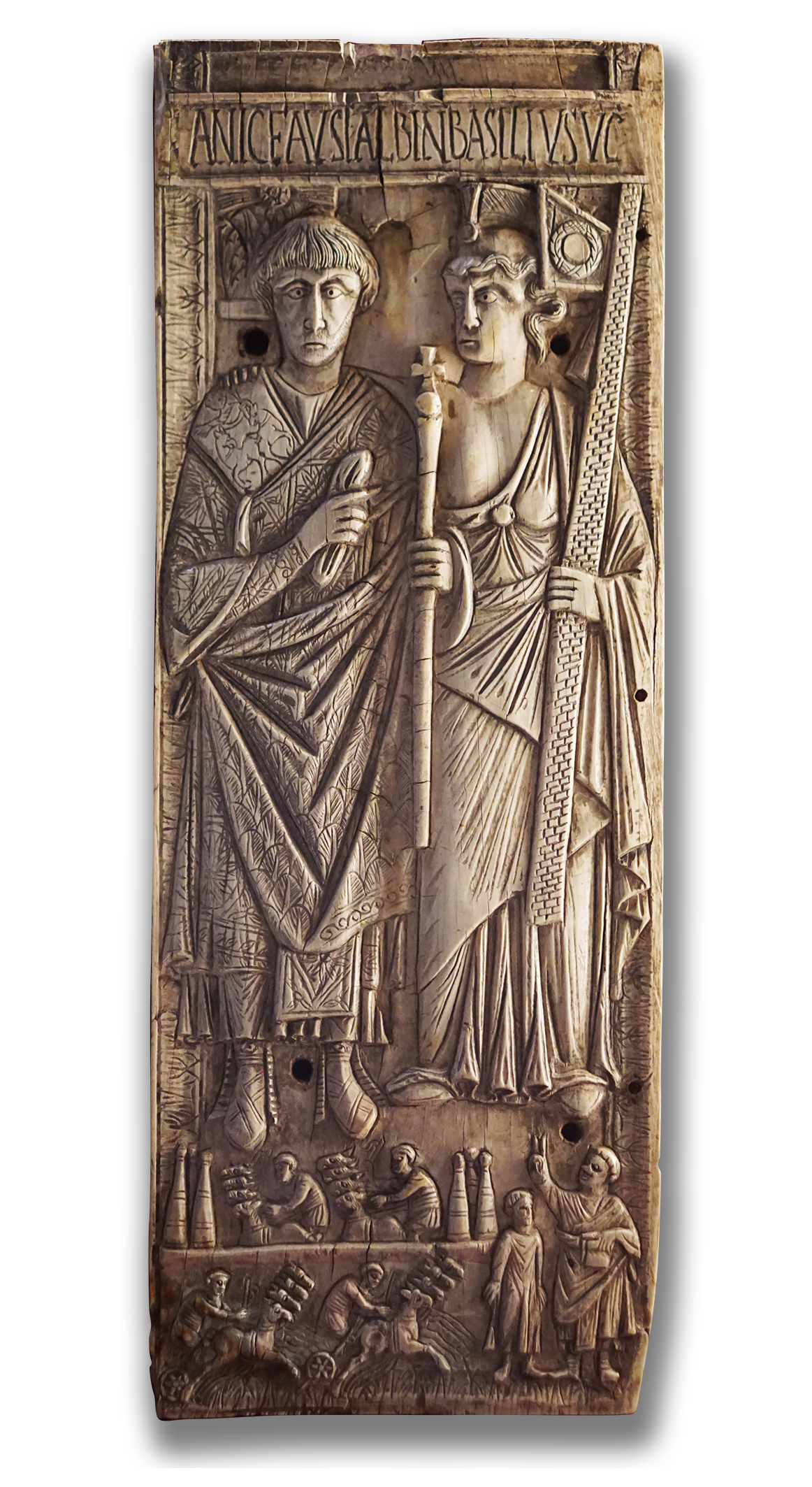 ConsulBasilvalvefromdiptychca480ivoryItaly5thcentury